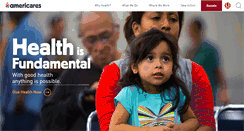 Desktop Screenshot of americares.org